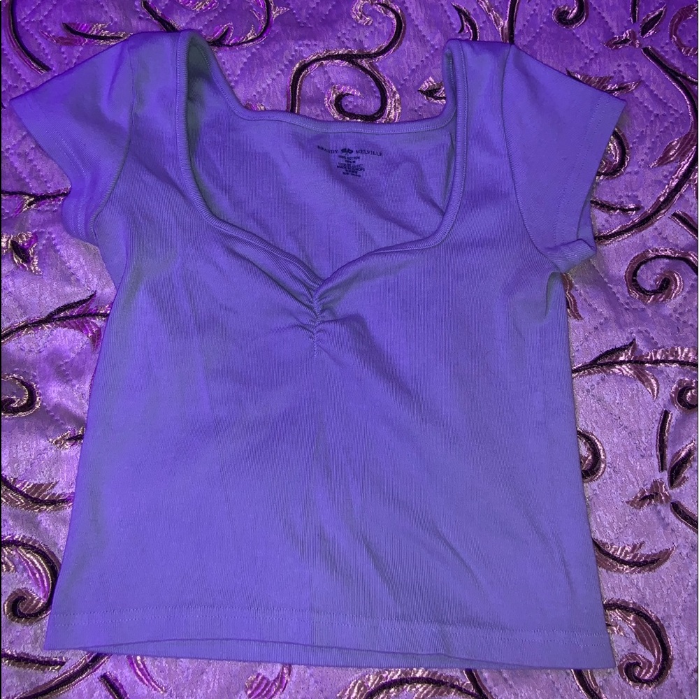 Brandy Melville sage green top